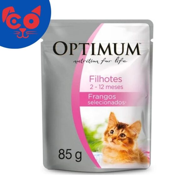 639 POUCH OPTIMUM GATITOS POLLO 85 G