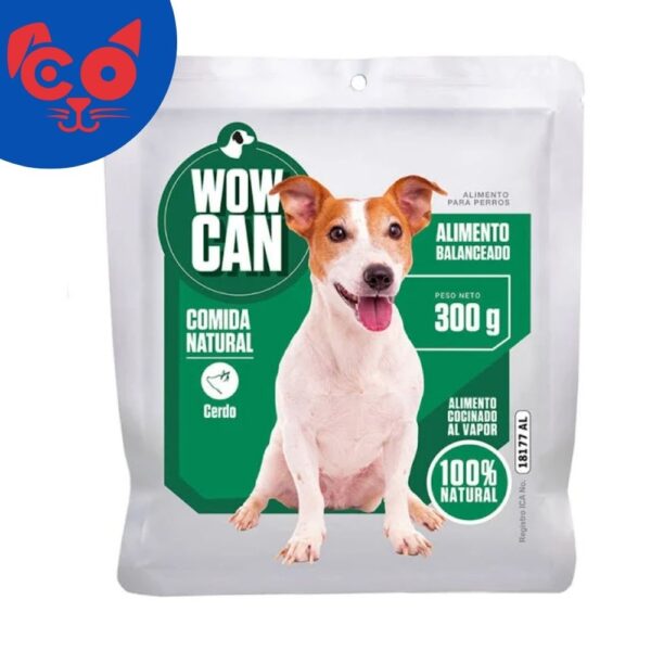 676 WOW CAN CERDO COMIDA NATURAL 300G