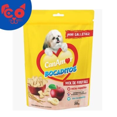 BOCADITOS CANAMOR MIX FRUTAS PEQUEÑOS X200 G