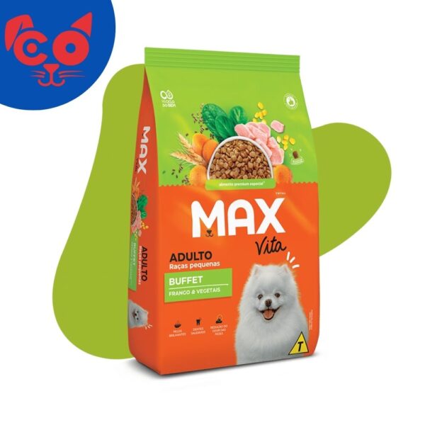 73 MAX VITA PERRO ADULTO RAZAS PEQUEÑAS BUFFET POLLO Y VEGETALES