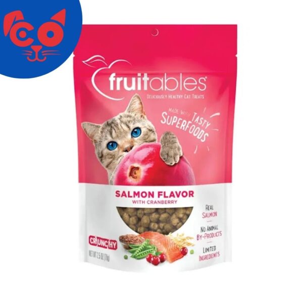 752 FRUITABLES CAT SNACK SALMON Y ARANDANOS 70 GR