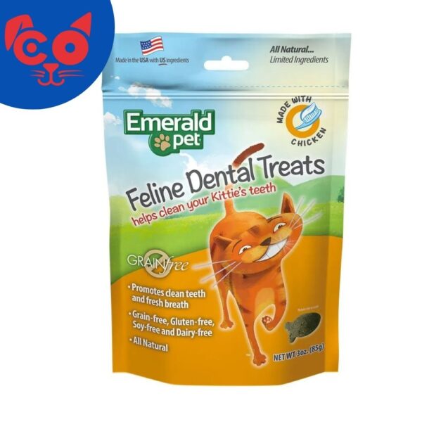 840 SNACK EMERALD PET CAT DENTAL POLLO