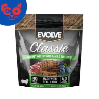 SNACK EVOLVE DOG WAFERS AL HORNO LAMB-CORDERO 340 GR