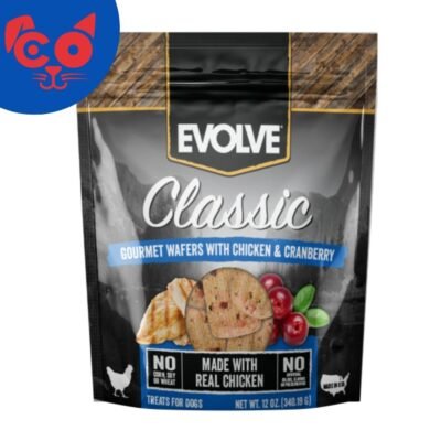 SNACK EVOLVE DOG WAFERS POLLO AL HORNO 340 GR