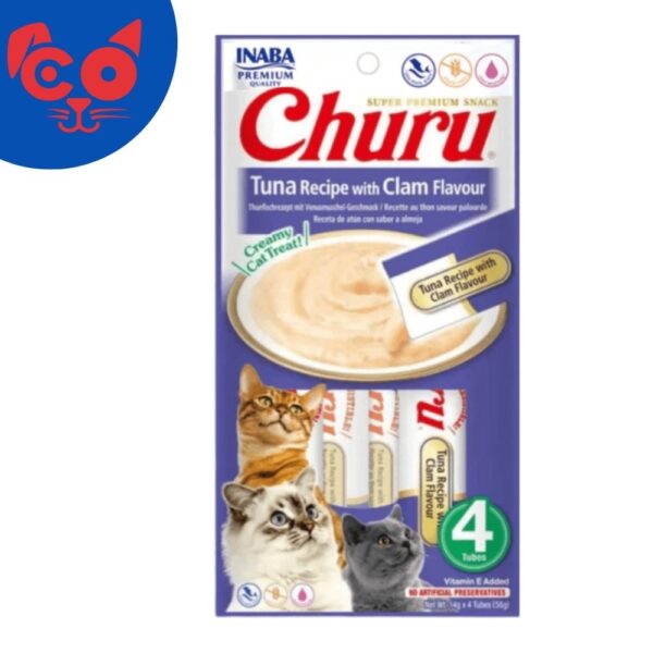 858 SNACK INABA CHURU ATUN Y ALMEJA 4 UND