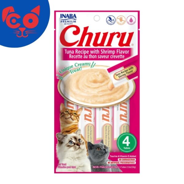 860 SNACK INABA CHURU ATUN Y CAMARON 4 UND