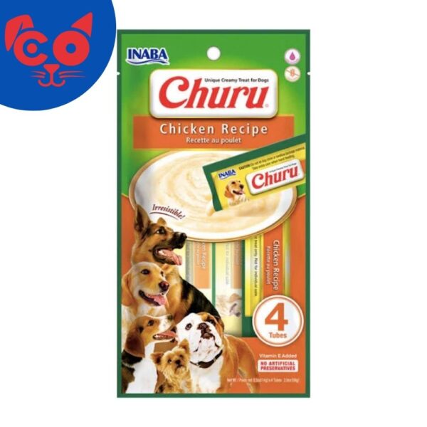 878 SNACK INABA CHURU DOG POLLO 4 UND