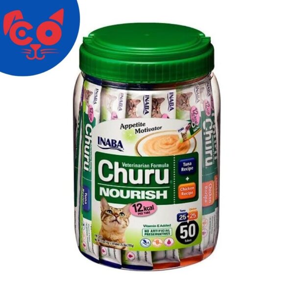 881 SNACK INABA CHURU NOURISH BOMBONERA 50 UNIDADES