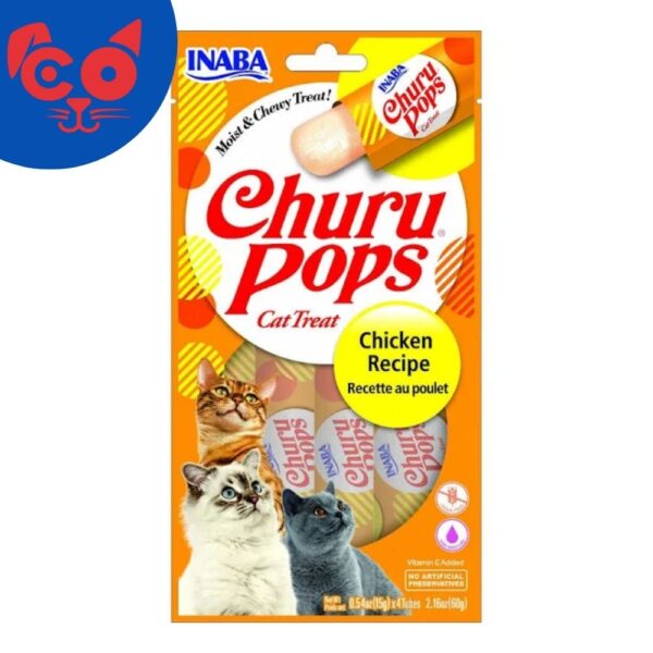 886 SNACK INABA CHURU POPS POLLO 4 UND