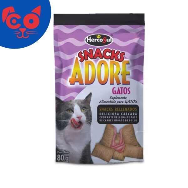 906 SNACKS ADORE GATOS 80G