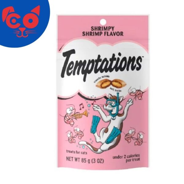914 SNACKS PARA GATOS TEMPTATIONS CAMARON 85G