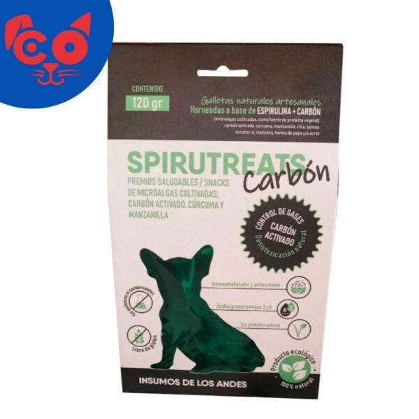 918 SNACKS SPIRUTREATS CARBON 120 GR