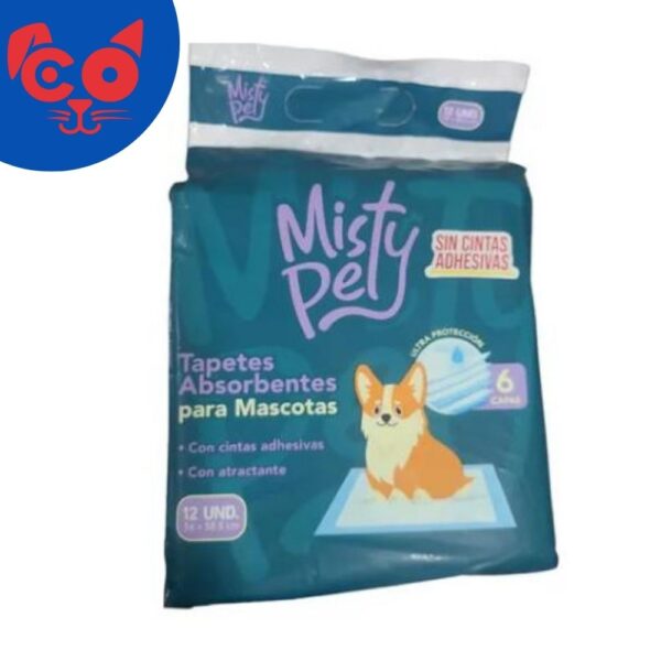 979 TAPETES ABSORBENTES MISTY PET 12 UND