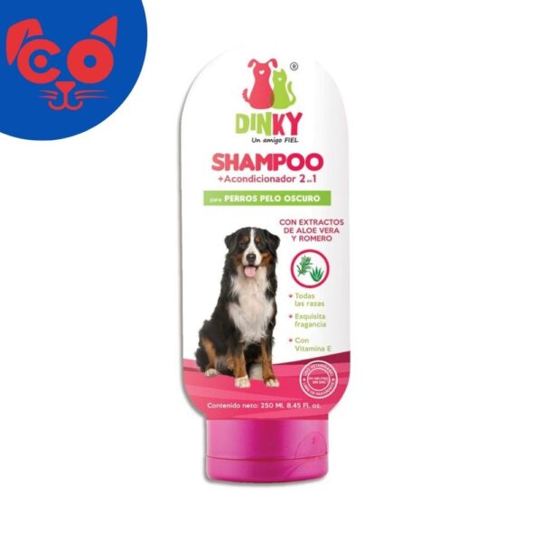 985 DINKY SHAMPOO PARA PERROS PELO OSCURO 250 ML