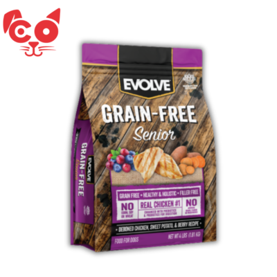 EVOLVE PERRO GRAIN FREE SENIOR POLLO