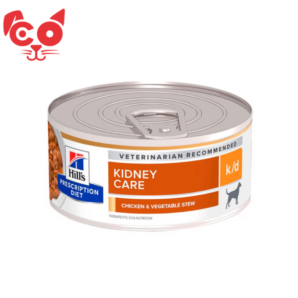MascotasCO (104) HILLS ALIMENTO PARA PERRO K/D ESTOFADO CHICKEN & VEG 5.5OZ