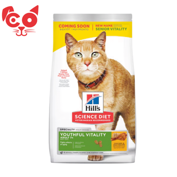 MascotasCO (23) HILLS ALIMENTO PARA GATO SENIOR VITALITY ADULTO 7+