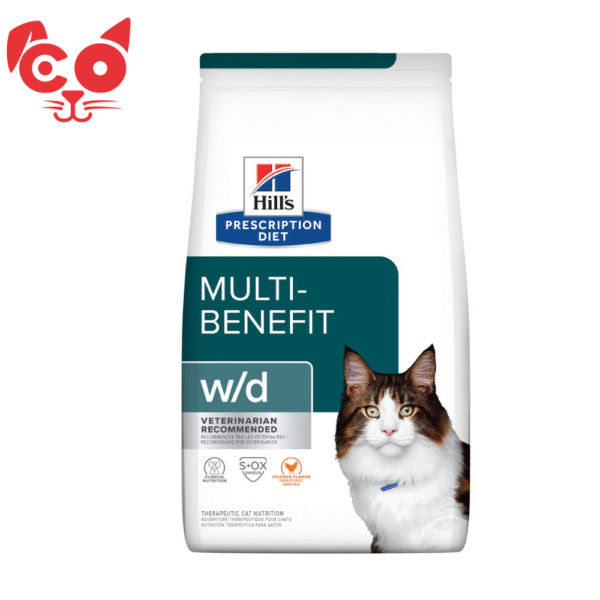 MascotasCO (24) HILLS ALIMENTO PARA GATO W/D 4Lb