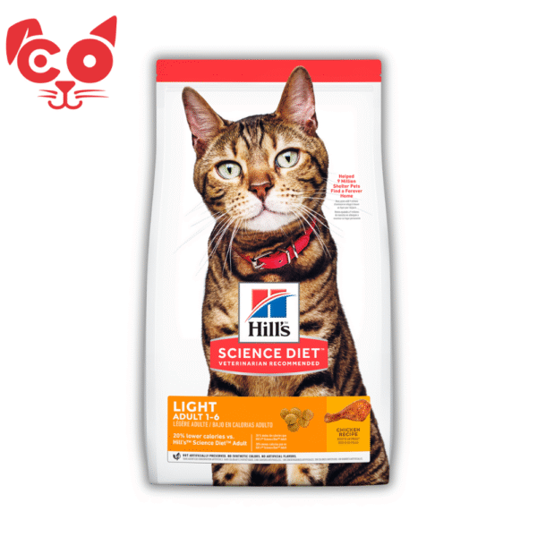 MascotasCO (75) HILLS ALIMENTO PARA GATO ADULTO LIGHT