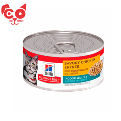 HILLS ALIMENTO PARA GATO ADULTO INDOOR CHICKEN 5.5 OZ