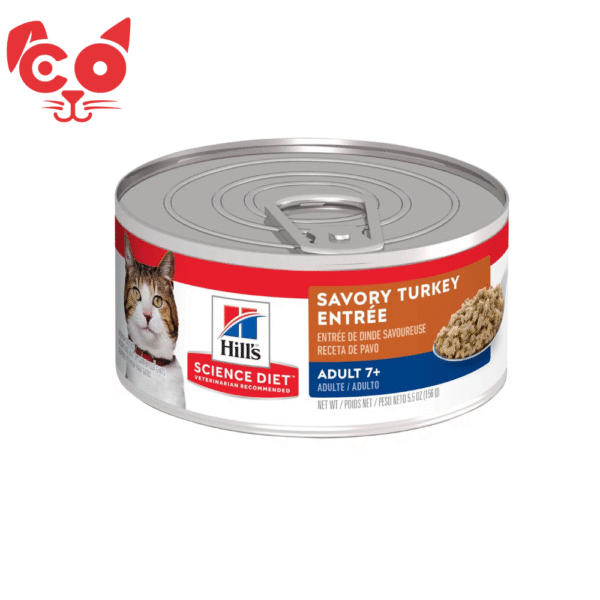 MascotasCO (79) HILLS ALIMENTO PARA GATO ADULTO MATURE TURKEY 5,5OZ