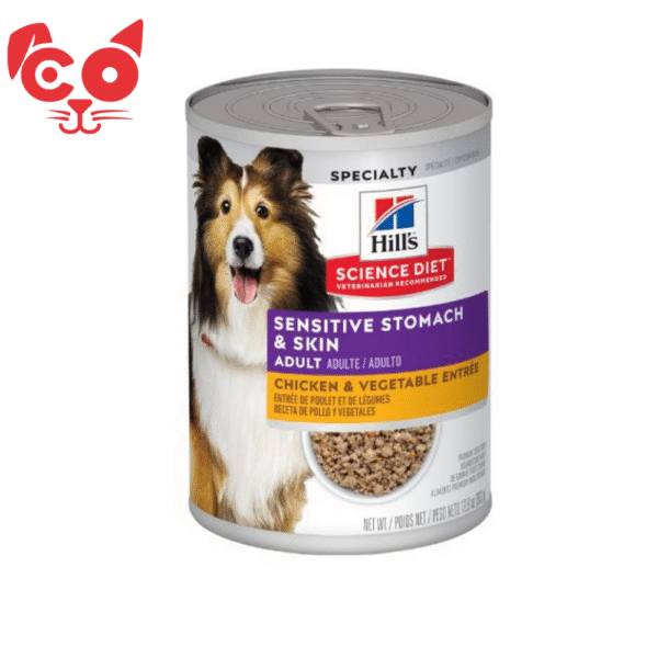 MascotasCO (96) HILLS ALIMENTO PARA PERRO ADULTO SENSITIVE STOMACH & SKIN 12.8OZ