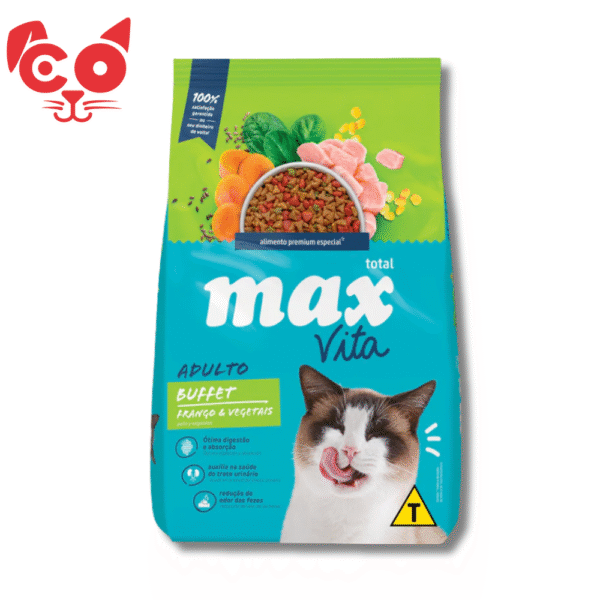 MAX VITA GATO ADULTO BUFFET POLLO Y VEGETALES
