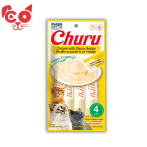 SNACK INABA CHURU POLLO Y QUESO 4 UND