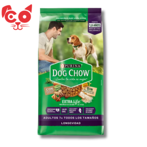 DOG CHOW LONGEVIDAD ADULTOS +7 TODOS LOS TAMAÑOS