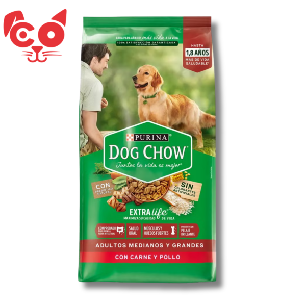 DOG CHOW SALUD VISIBLE ADULTOS MEDIANOS Y GRANDES