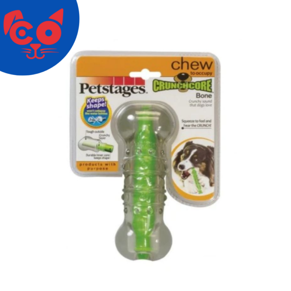 10 JUGUETE PARA PERRO PETSTAGES CRUNCHCORE HUESO