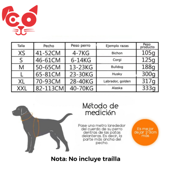 COLLAR TIPO CHALECO SENIOR PET DOG