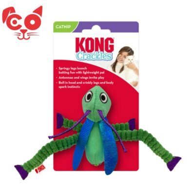 KONG GATO JUGUETE PELUCHE CRACKLES SALTAMONTES