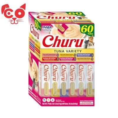 SNACK INABA CHURU VARIEDAD DE ATUN 60 UND