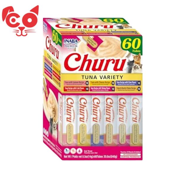 SNACK INABA CHURU VARIEDAD DE ATUN 60 UND