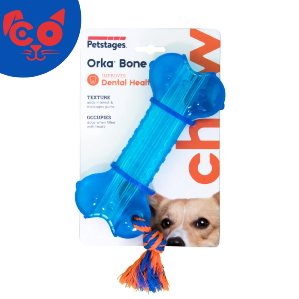 19 JUGUETE PARA PERRO PETSTAGES ORKA HUESO