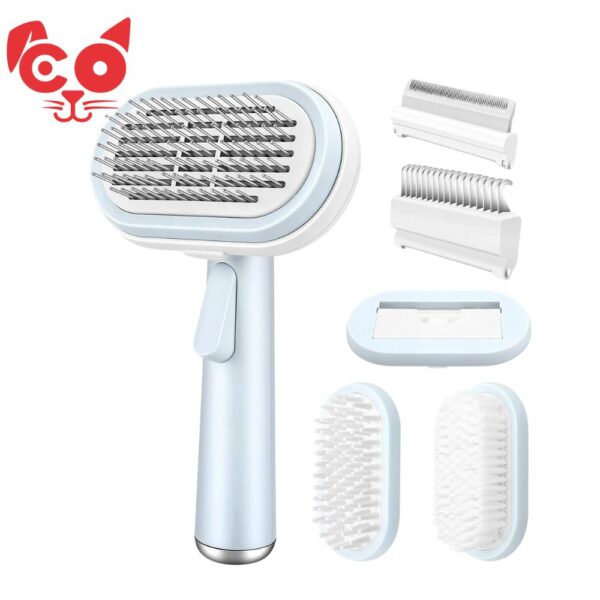 KIT CEPILLO PROFESIONAL PET GROOMING 5 EN 1