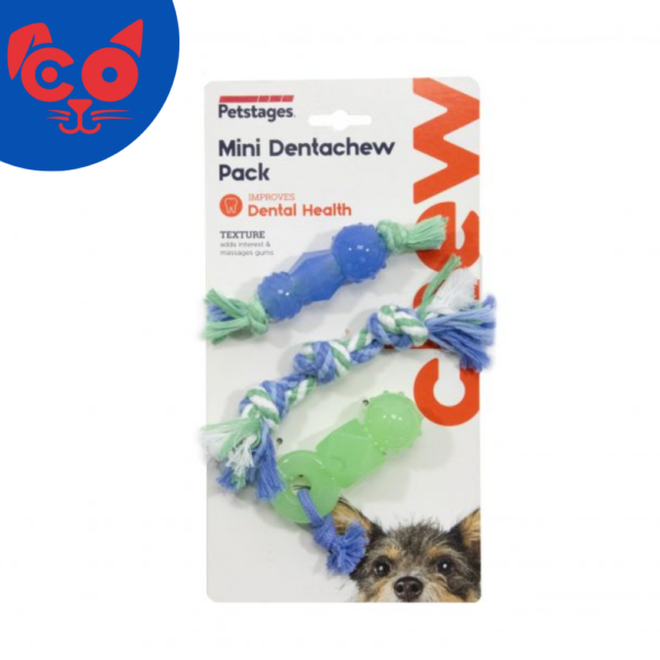 23 JUGUETE PERRO PETSTAGES PACK X 3 DENTAL