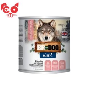 LATA BR WILD FOR DOG SALMON 400 G