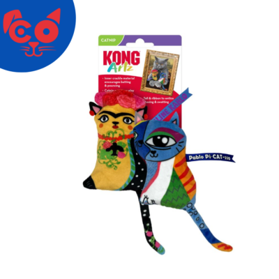 KONG GATO JUGUETE ARTES X 2 KAHLO-PICASO