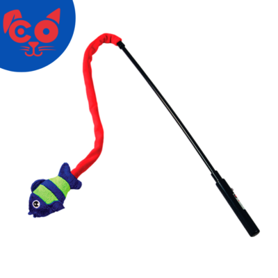 KONG GATO JUGUETE BARA PECES CON LASER