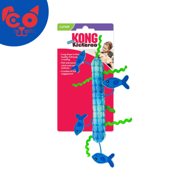 37 KONG GATO JUGUETE KICKEROO STICKAROO PECES