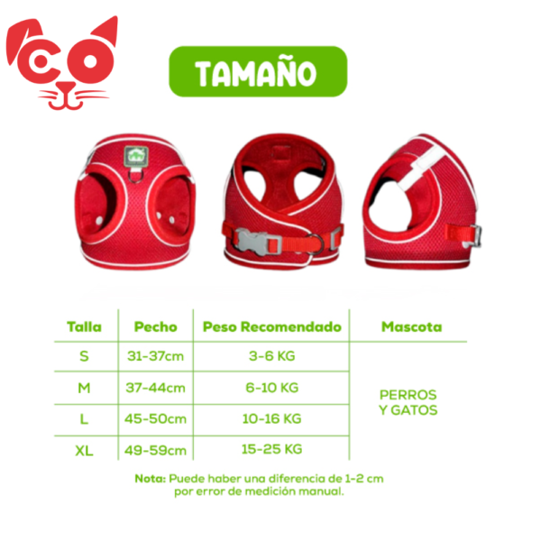 COLLAR TIPO PECHERA CON TRAILLA GABE PETS