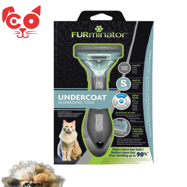 CEPILLO FURMINATOR GATO PEQUEÑO PELO LARGO