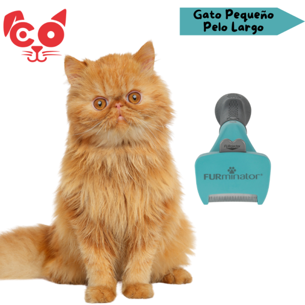 CEPILLO FURMINATOR GATO PEQUEÑO PELO LARGO