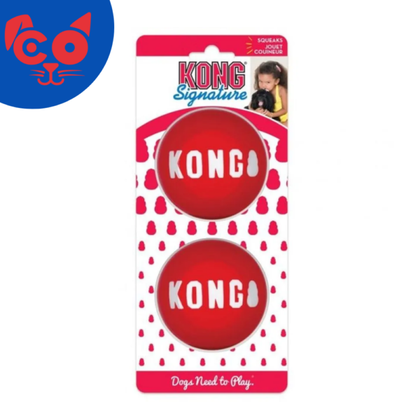 68 KONG PERRO PELOTAS SIGNATURE MEDIUM X 2