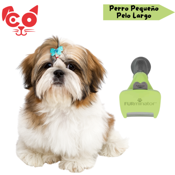 CEPILLO FURMINATOR PERRO PEQUEÑO PELO LARGO