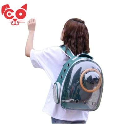 CARGADOR TIPO MORRAL BURBUJA TRANSPARENTE