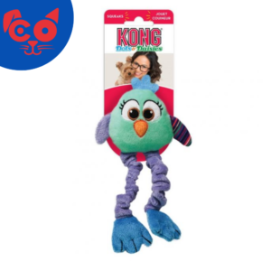 KONG PERRO PELUCHE DOT BUHO XSMALL