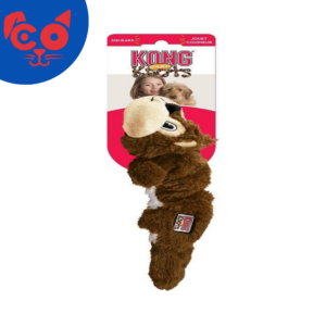 KONG PERRO PELUCHE SCRUNCH ARDILLA SM